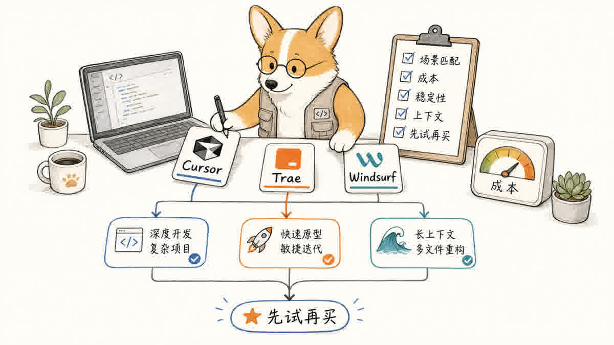 AI 编程工具选择不是排行榜,而是场景匹配